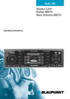 Blaupunkt New-Orleans-MD-70 - Owners Manual